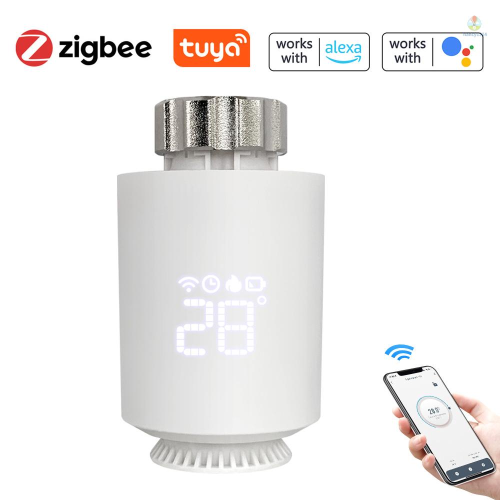 Van Điều Khiển Nhiệt Độ Không Dây Zigbee Tương Thích Với Amazon Alex