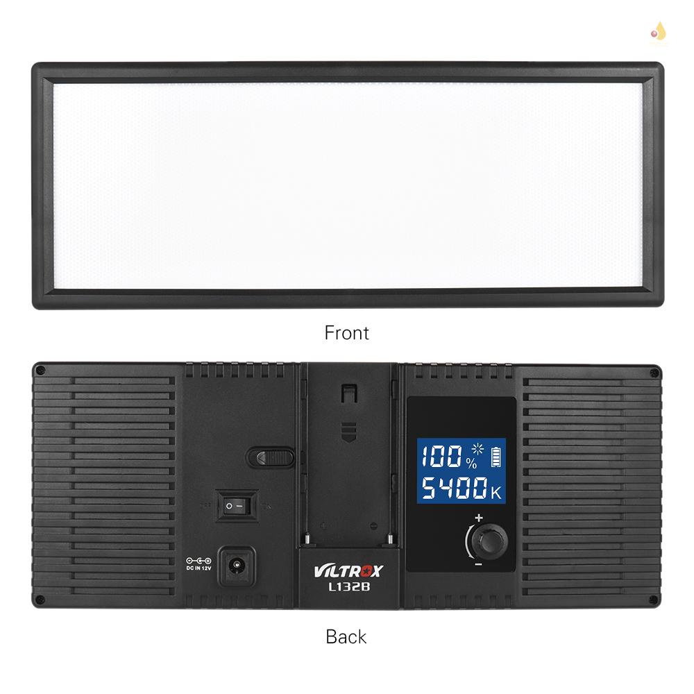 Đèn LED Chụp Ảnh Chuyên Nghiệp Viltrox L132B 1082LM 5400K CRI95 + Cho Panasonic DSLR Và Camco