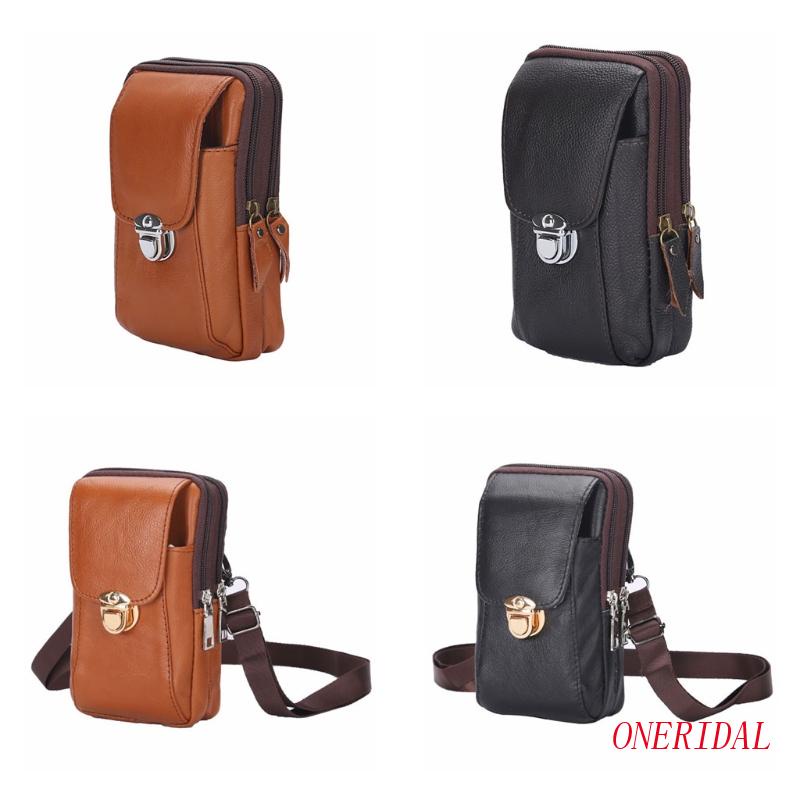 Túi Da PU Đeo Hông Phong Cách Cổ Điển Có Thể Điều Chỉnh Dành Cho Nam
