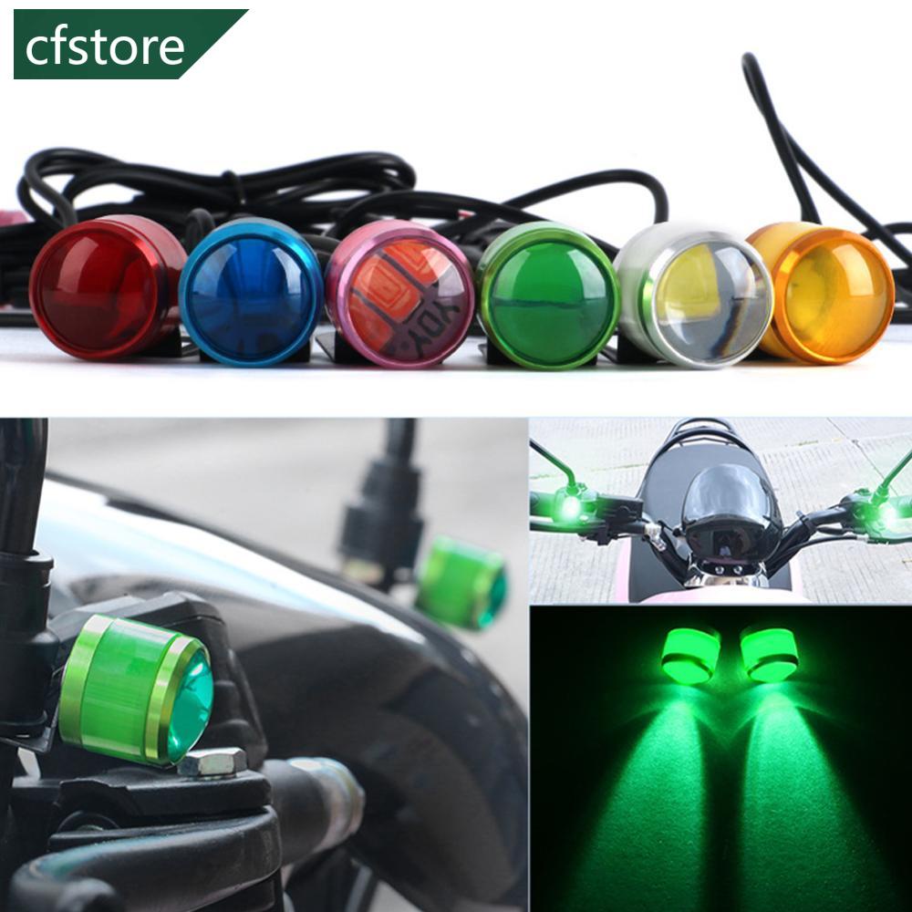 Bộ 2 Đèn LED Mắt Đại Bàng 5W DC12V Có Giá Đỡ Cho Xe Mô Tô A6B9