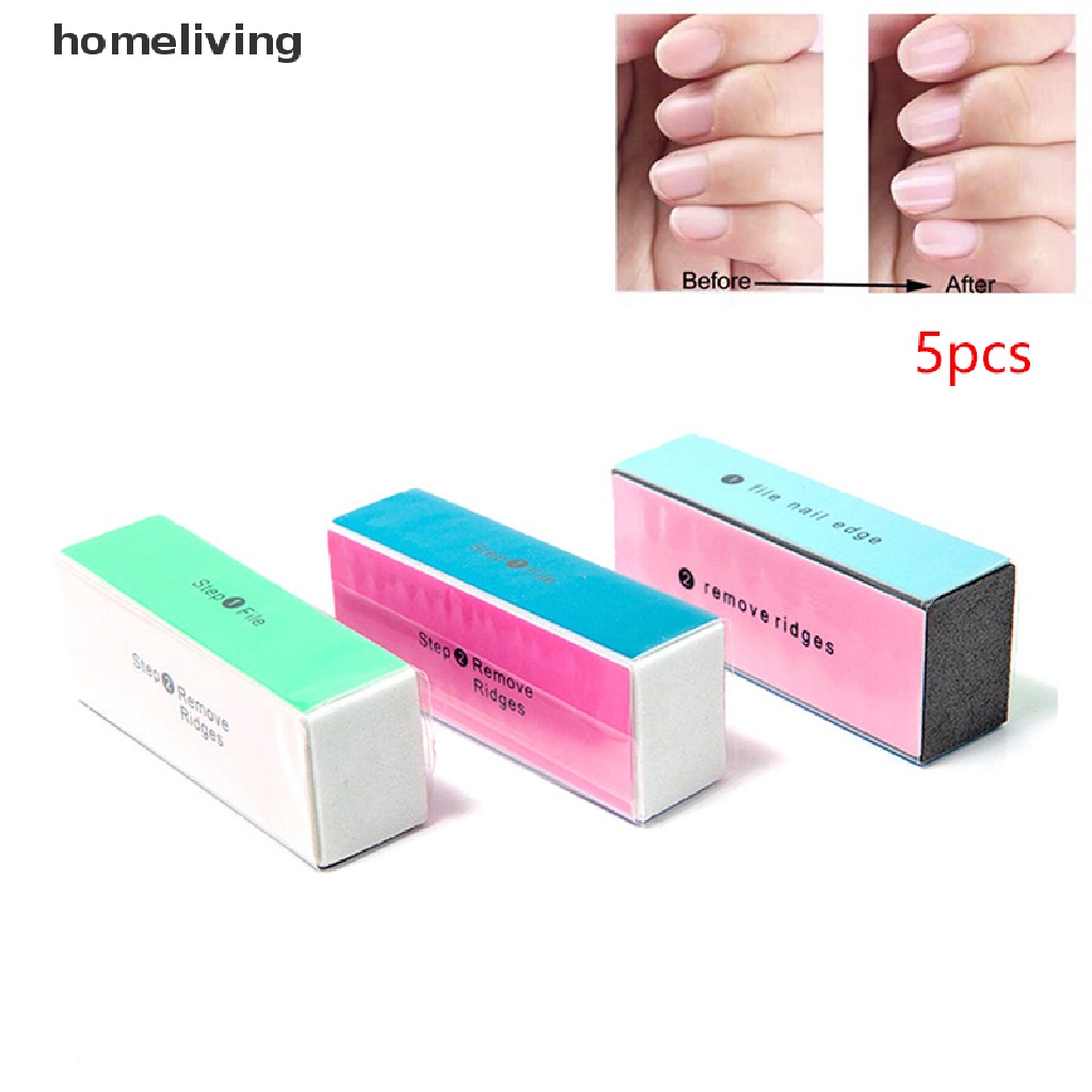 Bộ 5 Cây Dũa Móng Tay 4 Bước Chất Lượng Cao