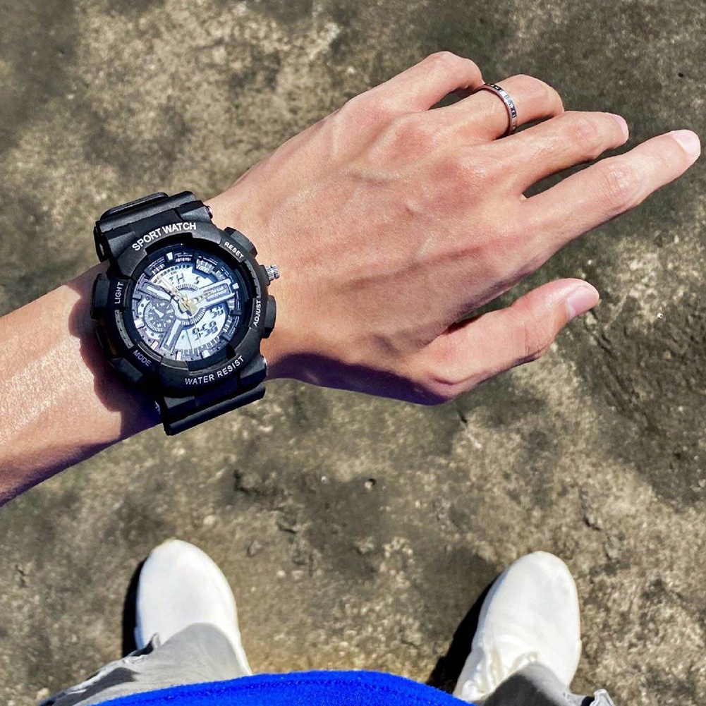 Đồng Hồ Điện Tử Chống Thấm Nước Thời Trang Dành Cho Trẻ Em Và Người Lớn