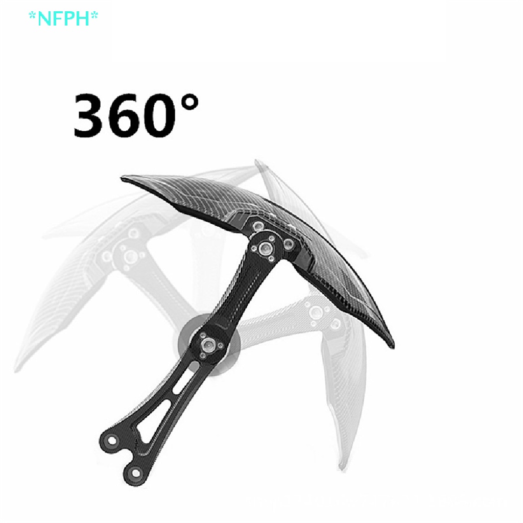 FENDER Tấm Chắn Bùn Bằng Nhựa Sợi Carbon CNC Cao Cấp Cho Xe Mô Tô Mới