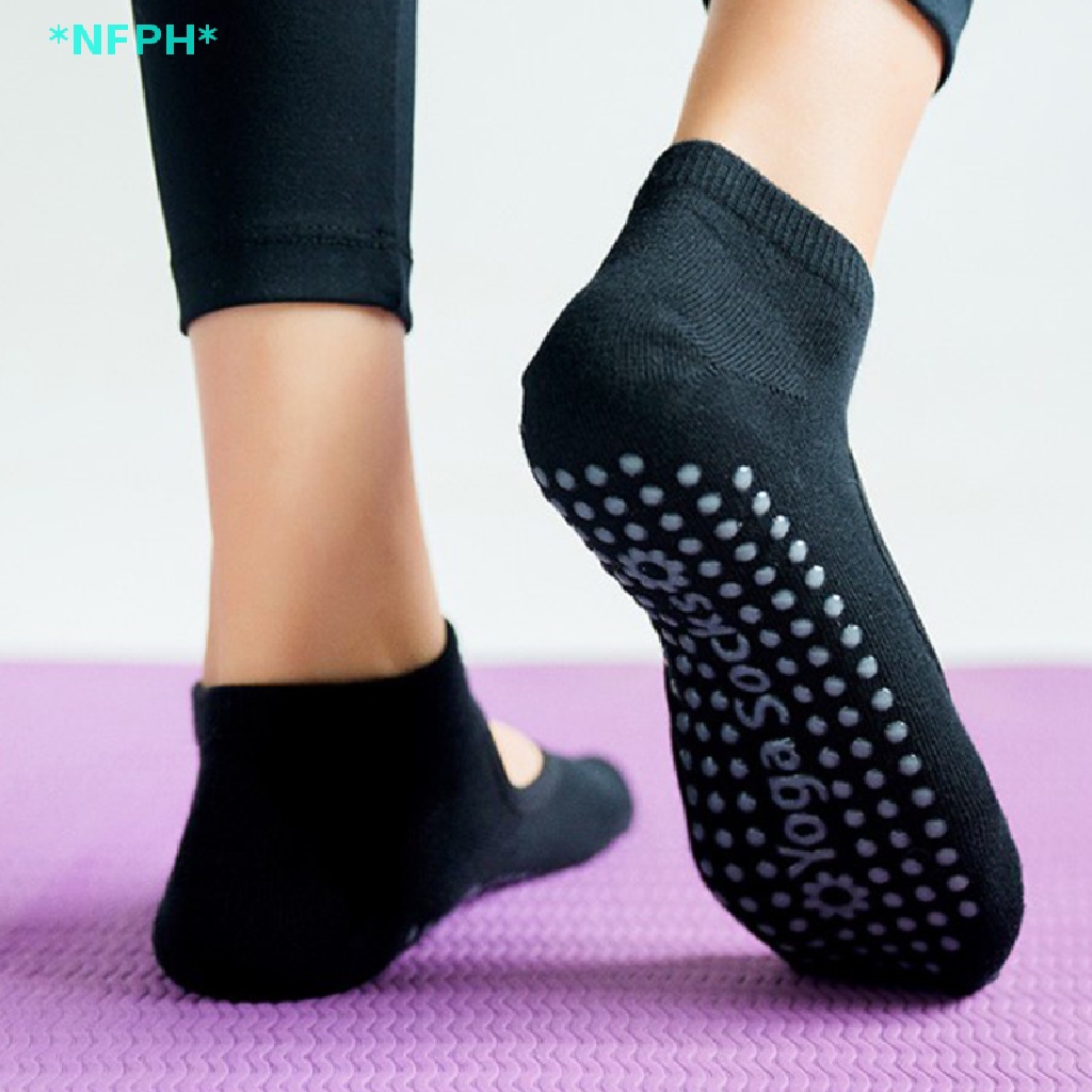 Vớ Thể Thao Hở Lưng Chống Trượt Thoáng Khí Chất Lượng Cao Cho Nữ Mới