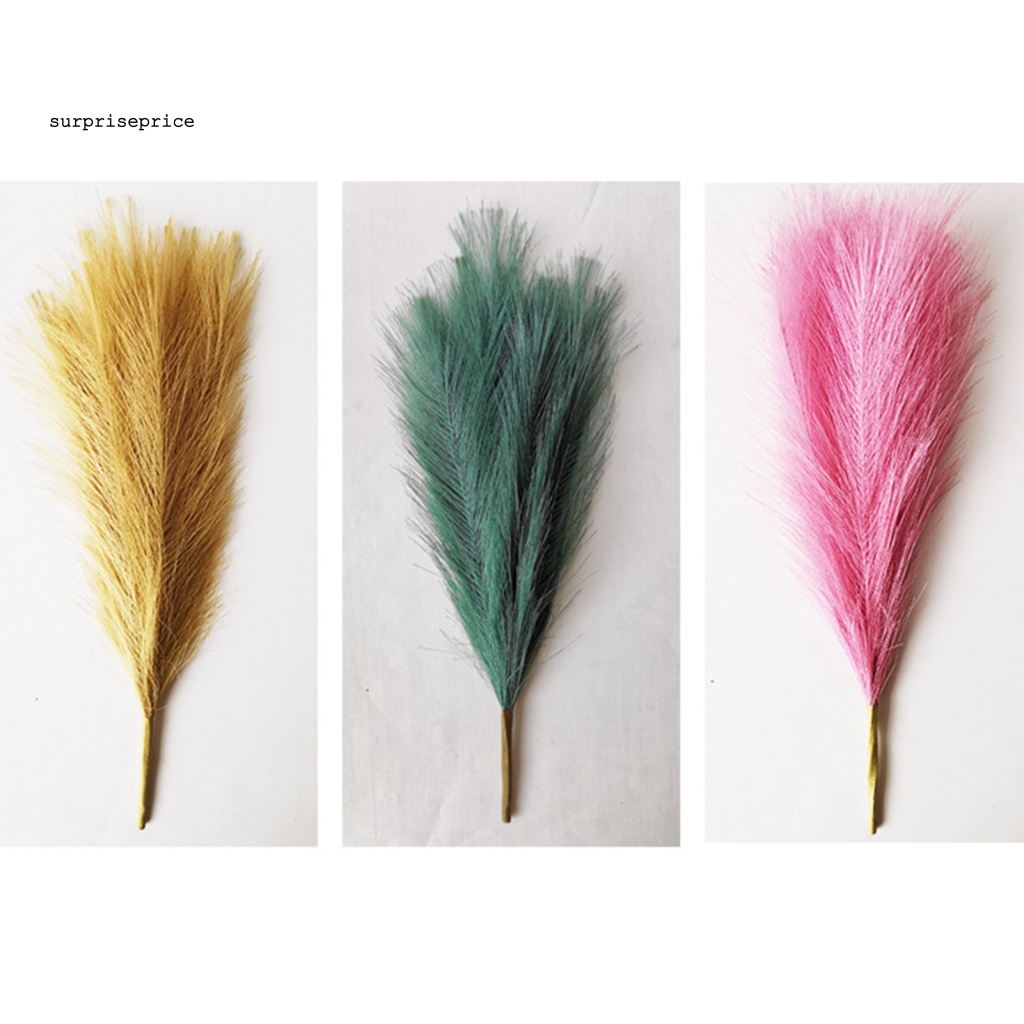 Set 3 Nhánh Cây Nhân Tạo 5 Nhánh Nhiều Màu Sắc Trang Trí Phòng Khách / SPA