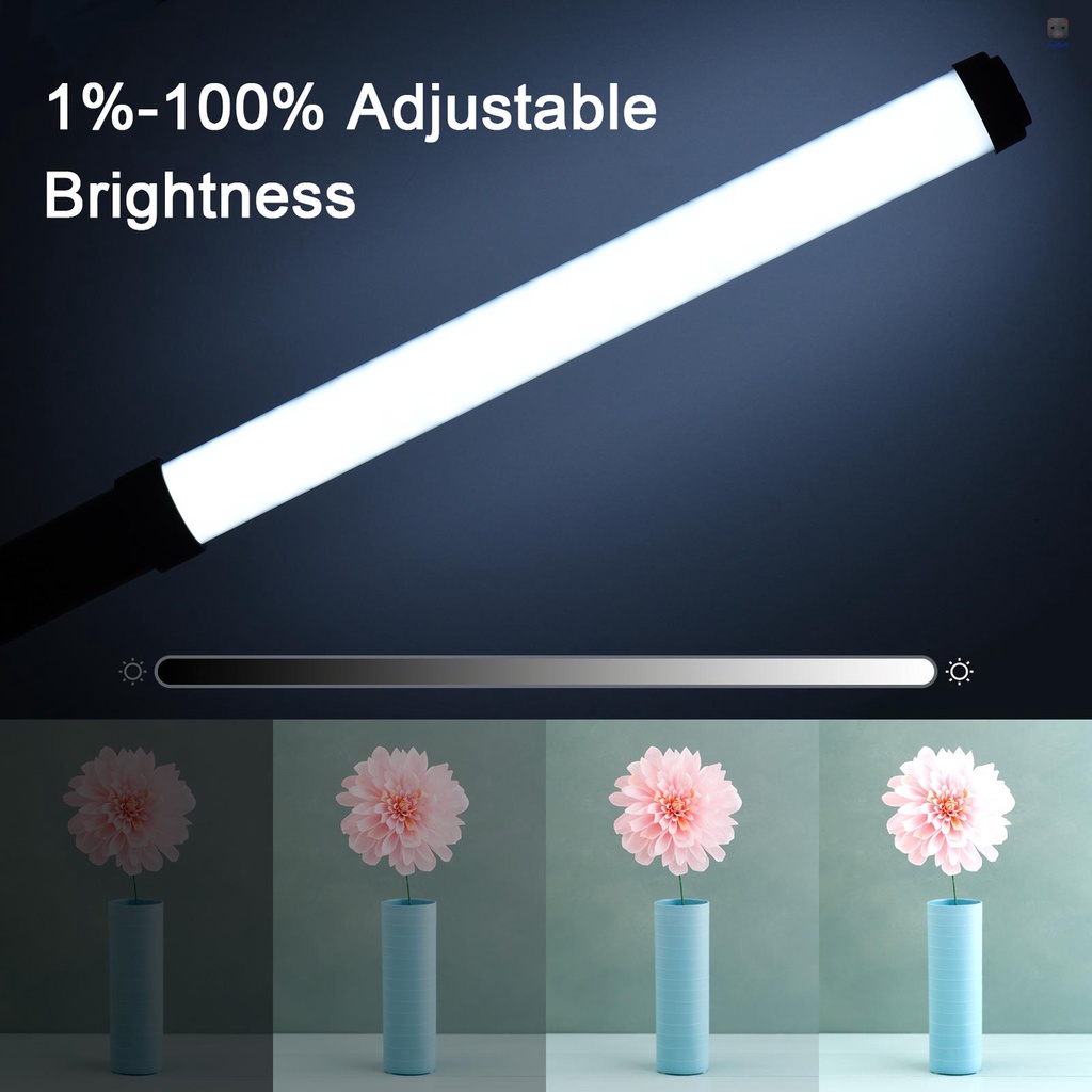 Đèn LED Ống RGB Andoer D3 2500K-9900K 21K Hiệu Ứng Điều Khiển Từ Xa Hỗ Trợ Quay Video / Phát Trực Tiếp