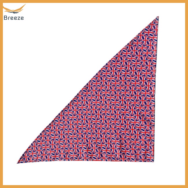 Khăn Choàng Cổ Tam Giác In Họa Tiết Cờ Anh Cho Thú Cưng Cỡ Nhỏ / Vừa / Lớn
