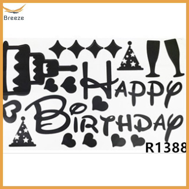 Sticker Dán Trang Trí Tiệc Sinh Nhật 18-36 Inch