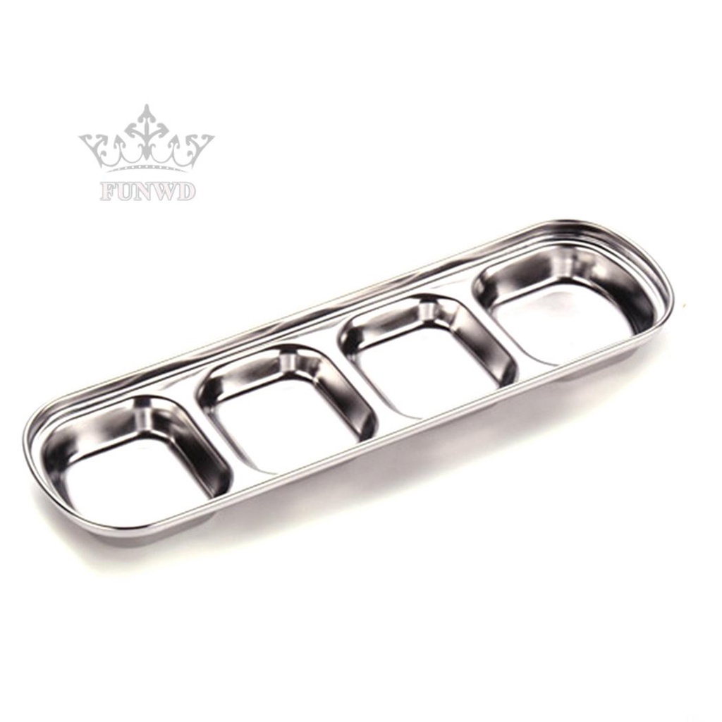 Tô Đựng Nước Sốt 1-4 Ngăn Bằng Thép Không Gỉ