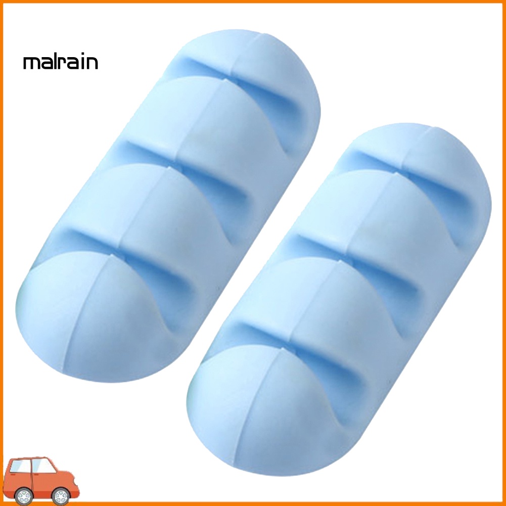 Bộ 2 Kẹp Cố Định Dây Cáp / Tai Nghe Bằng Silicon Tiện Dụng