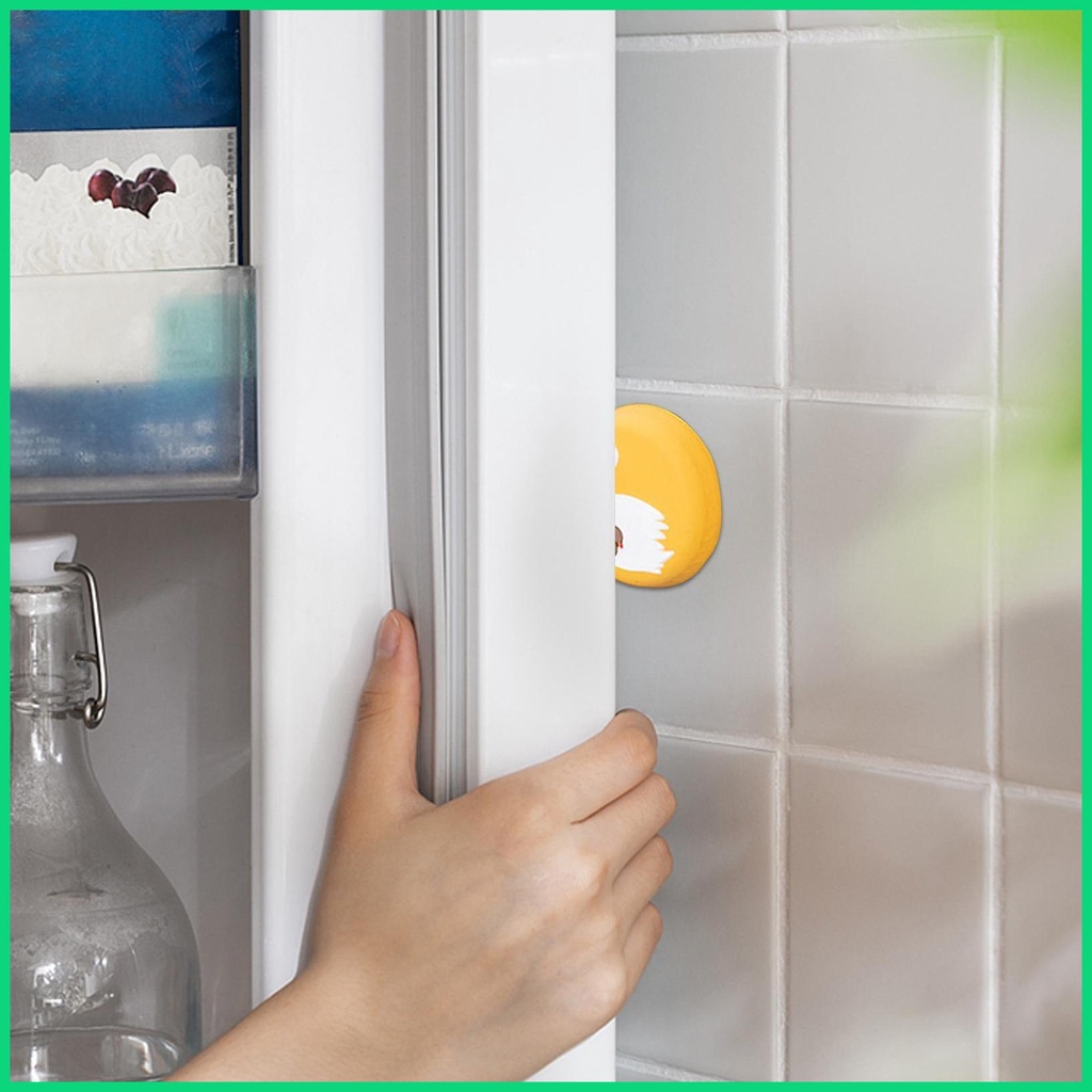 Ultra Miếng Chặn Bảo Vệ Cửa Bằng Silicon Hình Tròn Siêu Mềm Có Thể Tái Sử Dụng Cho jiwvn