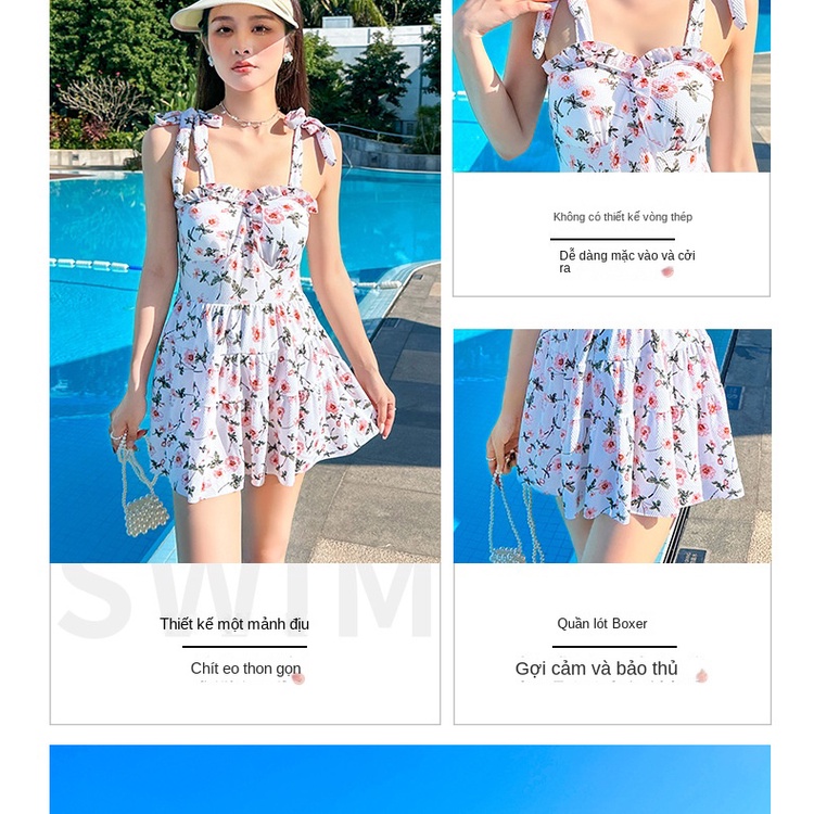 Đồ Bơi Một Mảnh Họa Tiết Hoa Thời Trang Gợi Cảm Cho Nữ