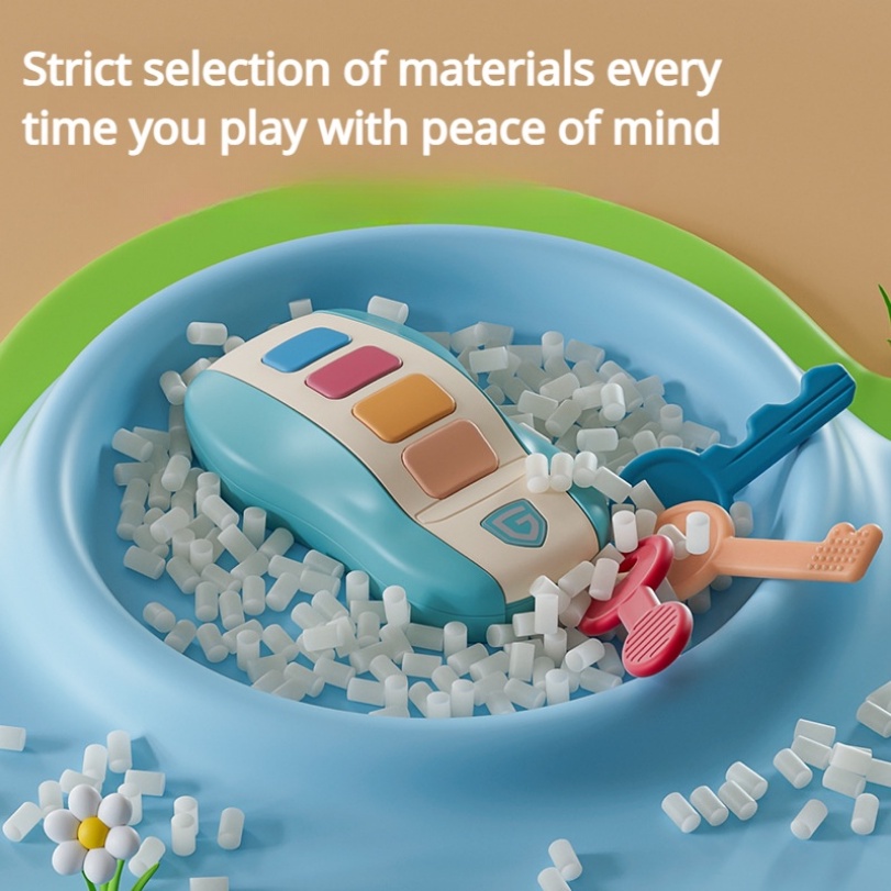 Đồ Chơi Xe Hơi Mainan Bayi Mainan Kunci Kereta Điều Khiển Từ Xa Vui Nhộn Giáo Dục Cho Bé