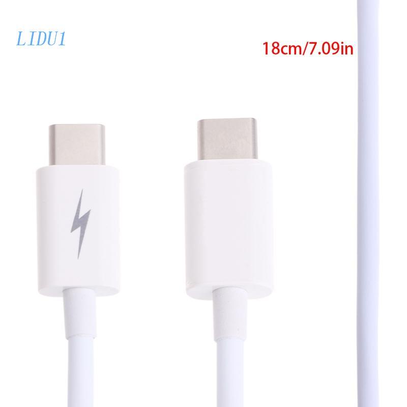 Dây Cáp Chuyển Đổi LIDU1 USB 3.1 Male Sang Male Type-c Đa Năng 18cm (Màu Trắng)