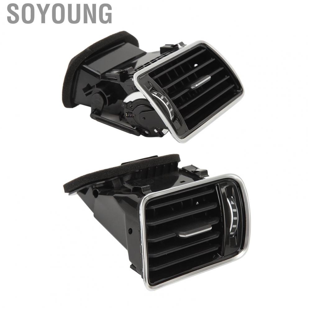 Soyoung Central Panel AC Air Vent  Shockproof Car Conditioning Outlet Uniform Airflow for Left Hand Drive B6 B7 LHD Vehicle