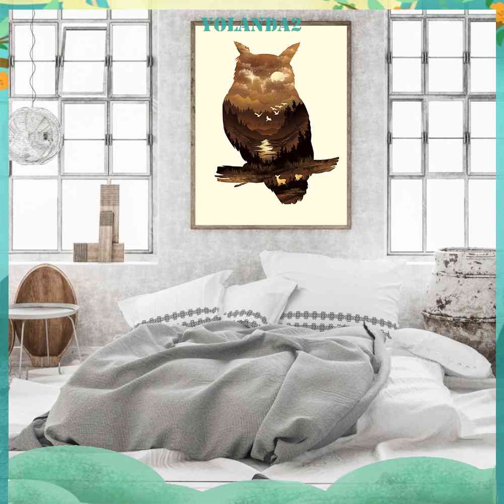 Bộ Tranh Đính Đá 5D Toàn Diện Họa Tiết Trừu Tượng Độc Đáo DIY Dùng Trang Trí Nhà Cửa