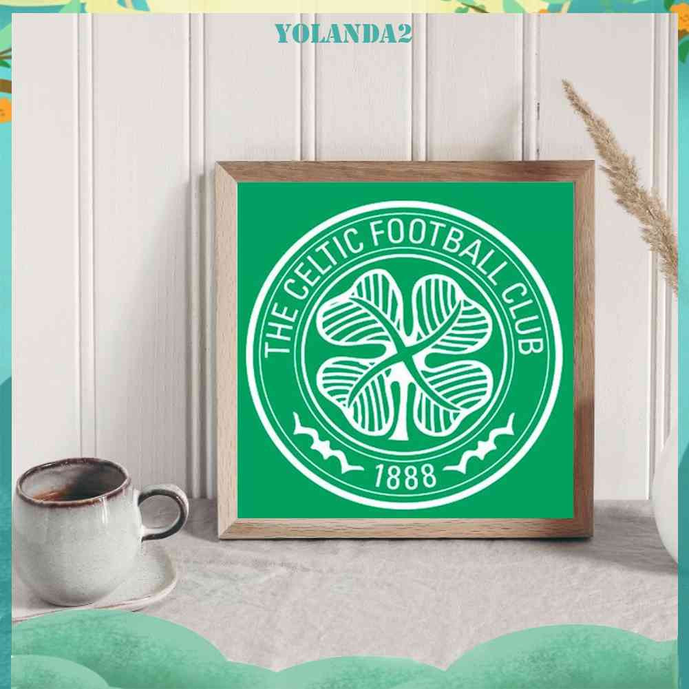 Tranh Đính Đá Kim Cương Toàn Diện Hình Câu Lạc Bộ Bóng Đá Trang Trí Phòng