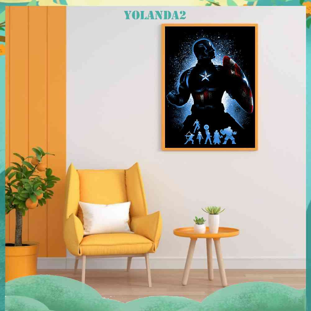 Tranh Đính Đá Kim Cương Toàn Diện Hình Bóng Tròn Kiểu Mỹ