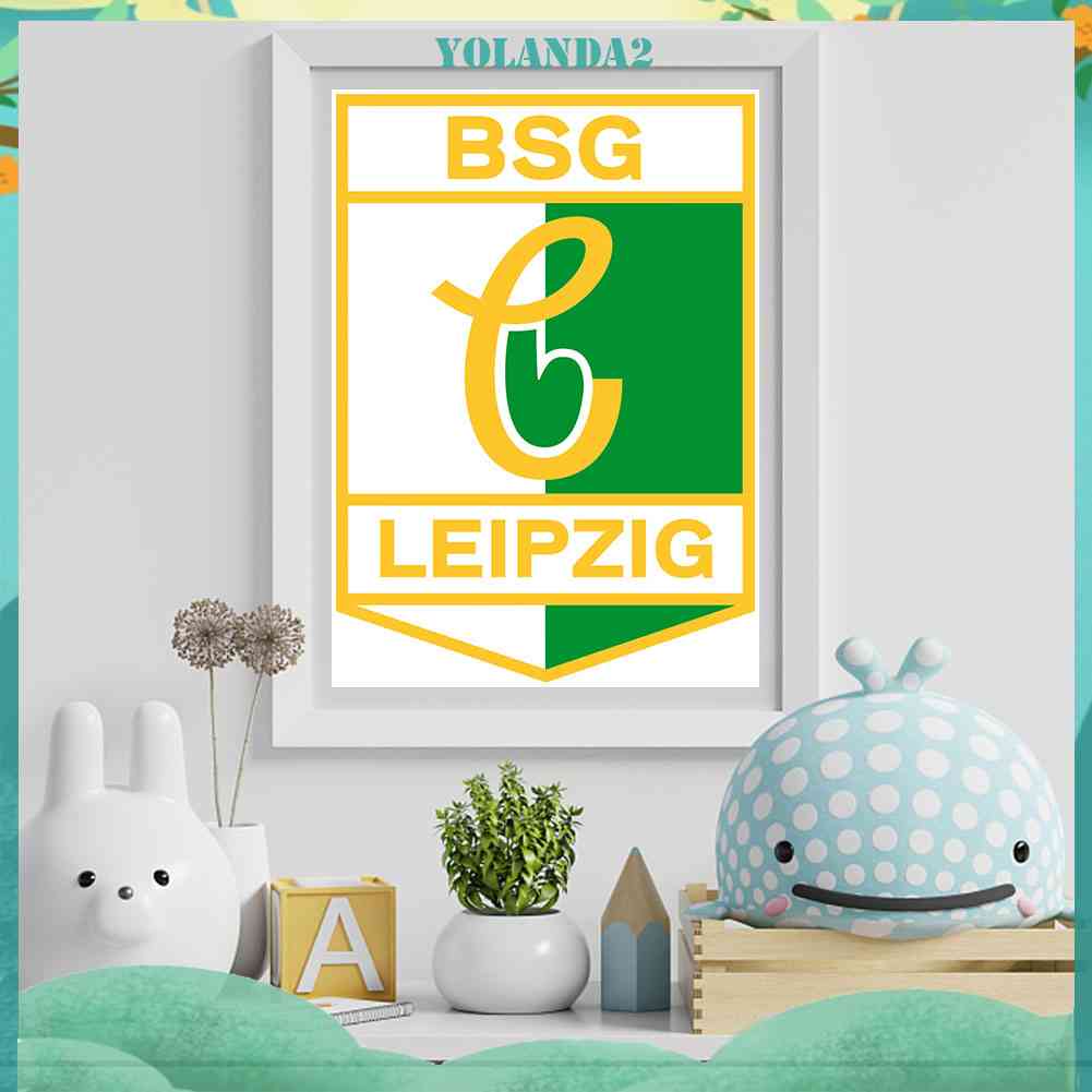 Bộ Tranh Đính Đá 5D Họa Tiết Logo Đội Chemie Leipzig Độc Đáo DIY BSG Chemie B4642