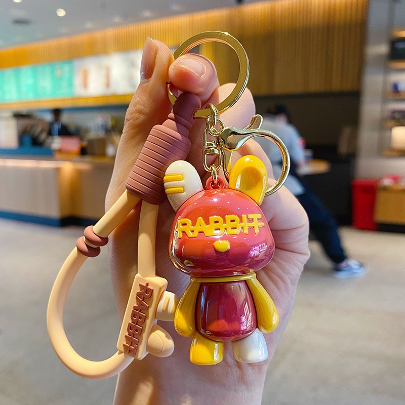 Hoạt Hình Móc Khóa Hình Thỏ Hoạt Họa Đáng Yêu