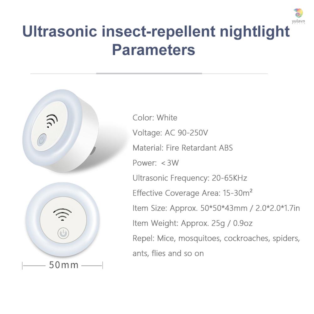 Máy Đuổi Côn Trùng Bằng Sóng Siêu Âm Tiện Dụng