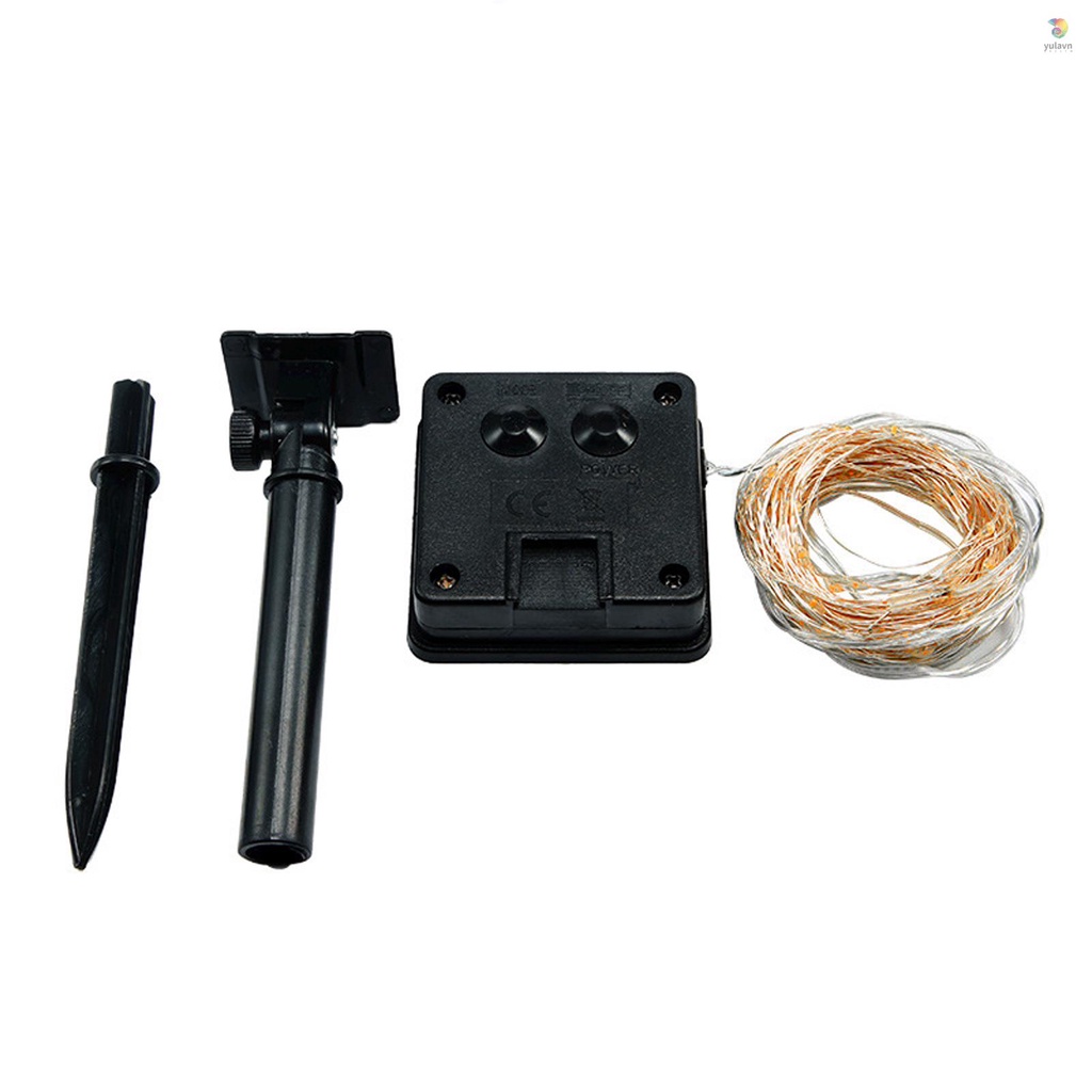 Dây Đèn Led Sử Dụng Năng Lượng Mặt Trời Chống Thấm Nước Trang Trí Sân Vườn / Tiệc Cưới / Giáng Sinh