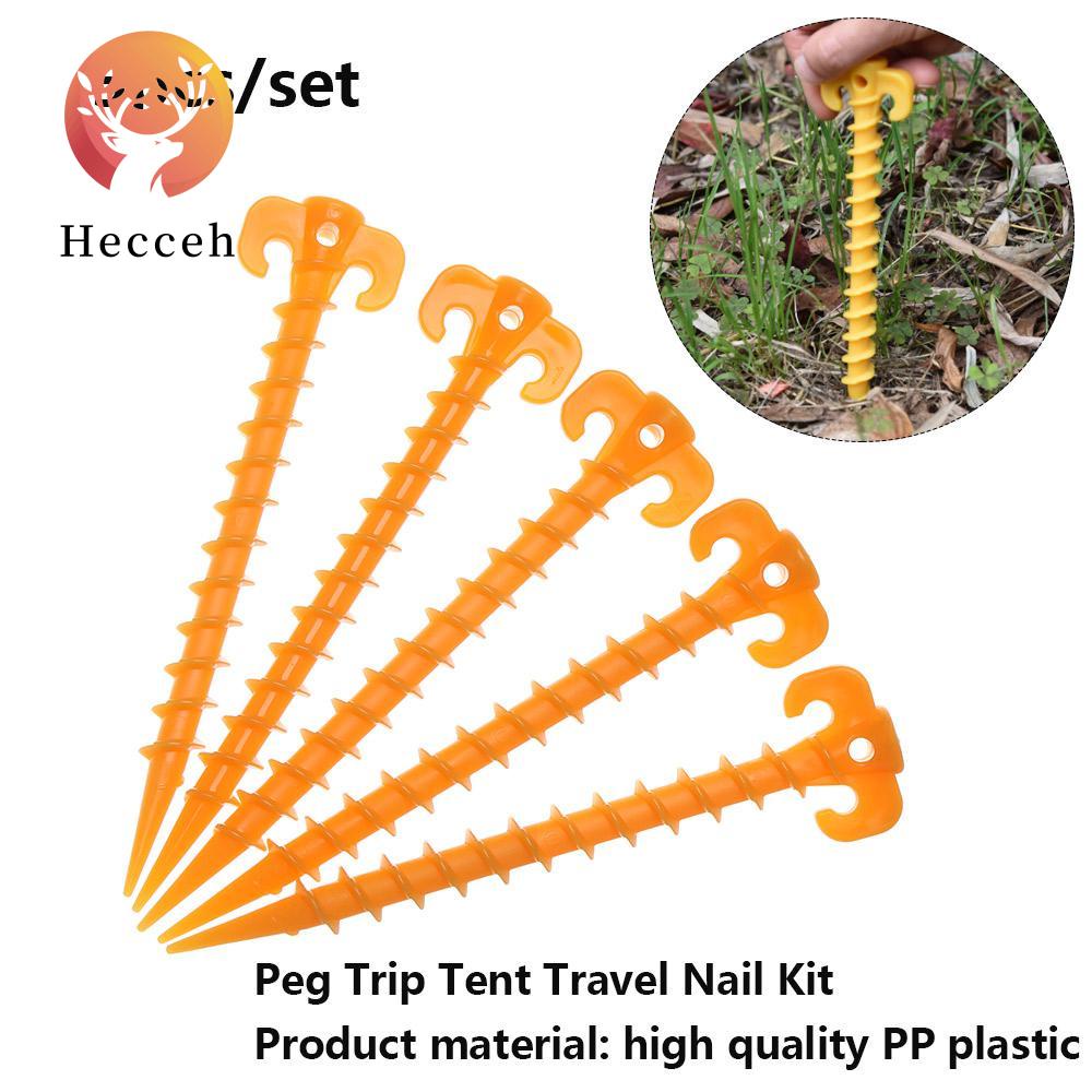 Set 5 Cọc Nhựa Cố Định Lều Trại Tiện Lợi