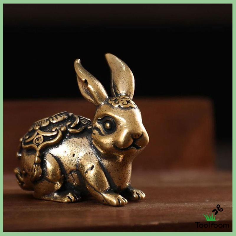 Mô Hình Tượng Thỏ Nhỏ Điêu Khắc Nghệ Thuật Trang Trí Nhà Cửa / Văn Phòng