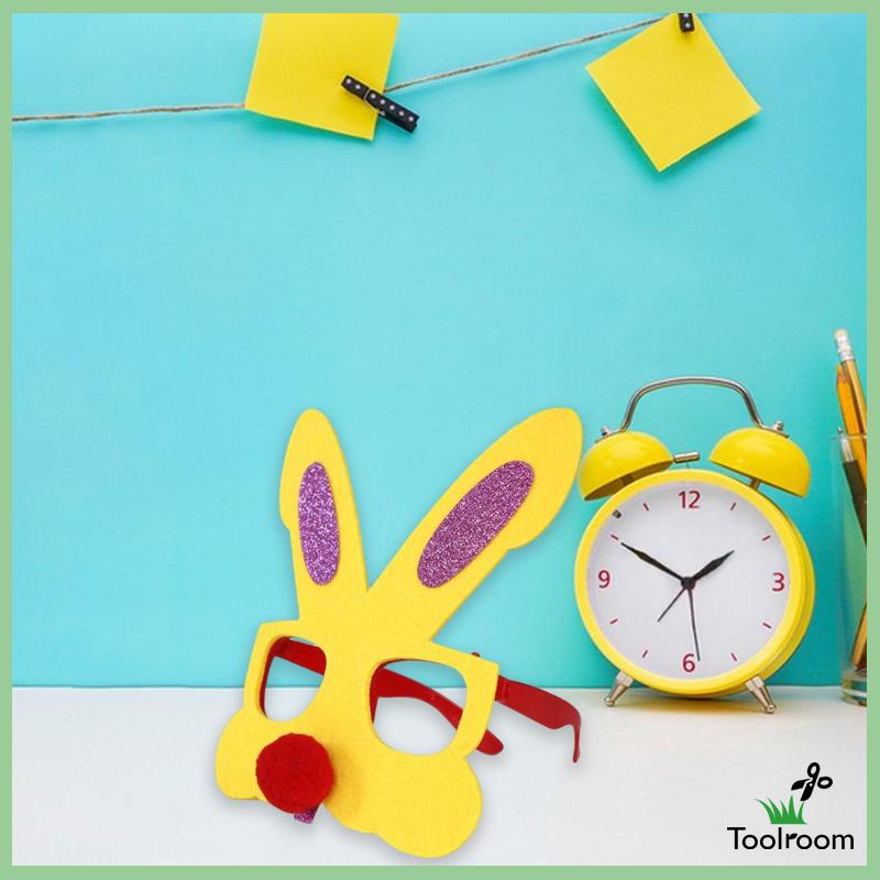 Mắt Kính Thỏ Phục Sinh Nhồi Bông Trang Trí Tiệc