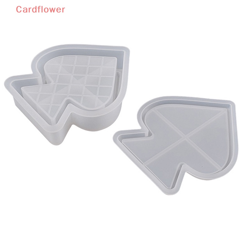 Khuôn Silicon Làm Hộp Đựng Trang Sức Hình Trái Tim / Trái Đào DIY Mới
