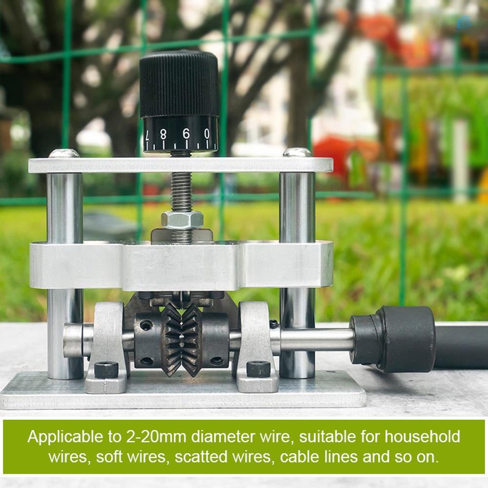 Dụng Cụ Tuốt Dây Điện Thông Minh Bằng Hợp Kim Nhôm Cầm Tay Kèm Máy Khoan Điện