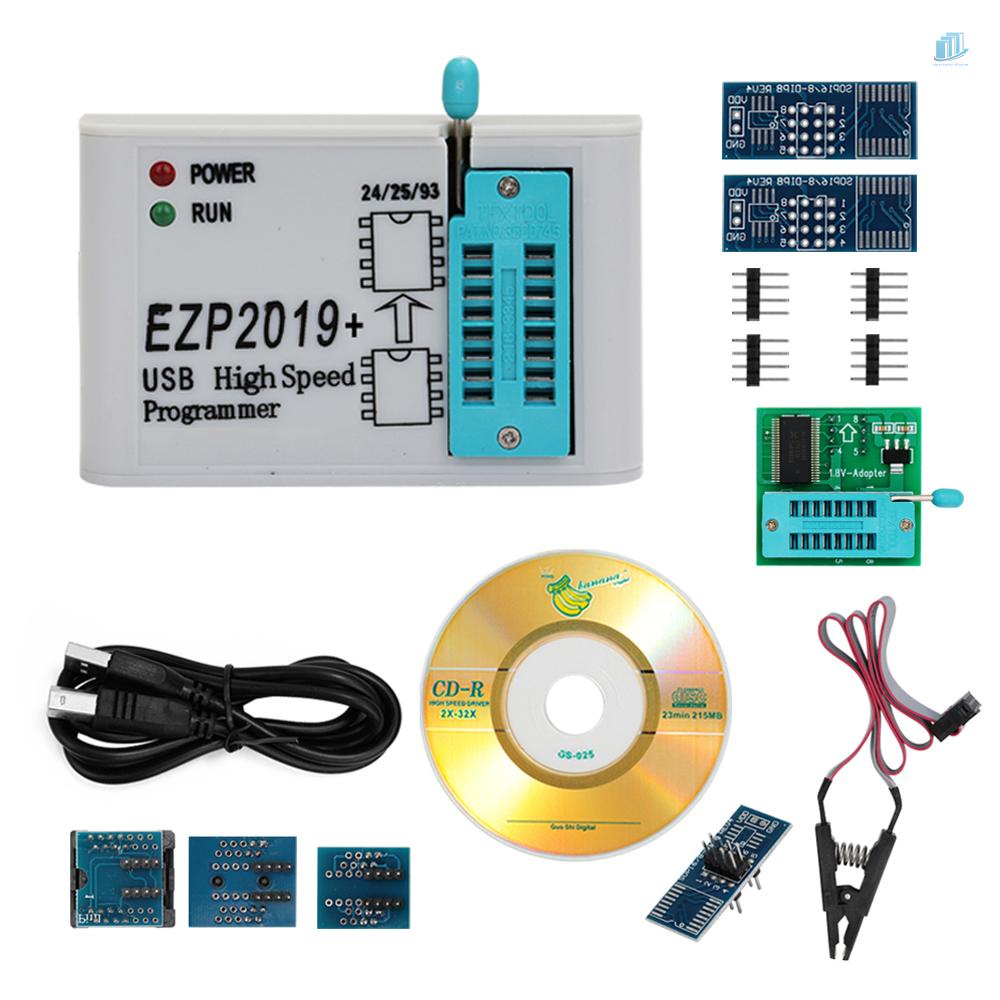 Bộ Lập Trình USB Tốc Độ Cao smartwatchinone EZP2019 Hỗ Trợ 32M Flash 24 25 93 EEPROM 25 Flash bios Win7 Win8