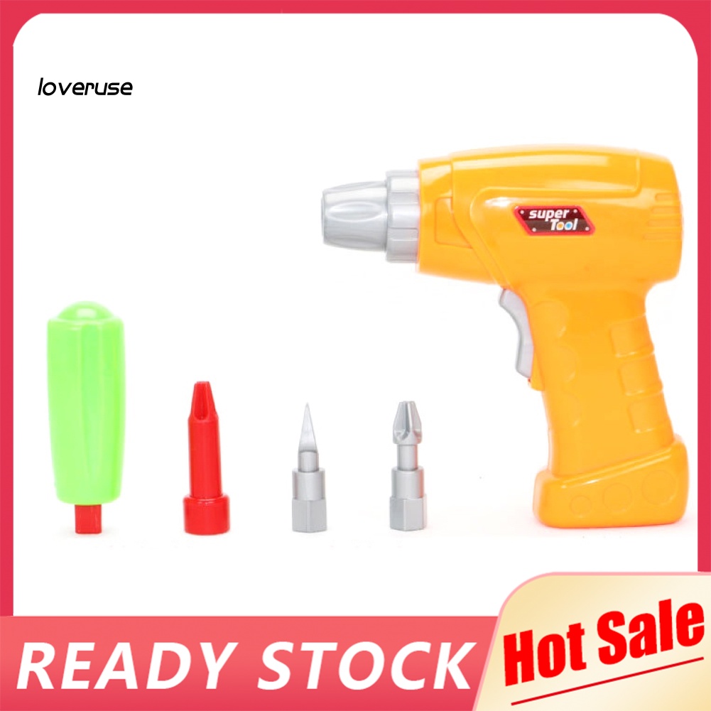 Đồ Chơi Lắp Ráp Hình Khối DIY Kèm Tua Vít Điện Cho Bé