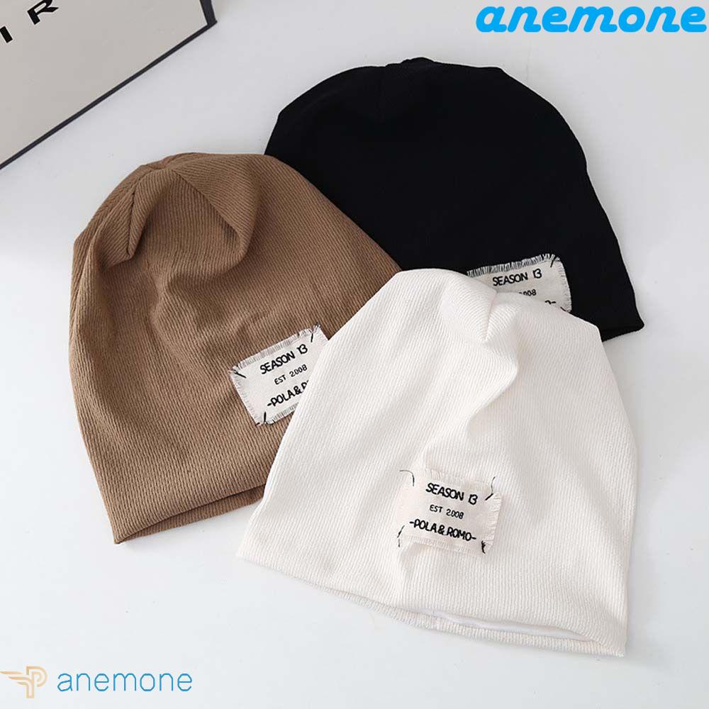 Mũ beanie Co Giãn Màu Sắc Trơn Phong Cách Hip hop Hàn Quốc Cho Nữ