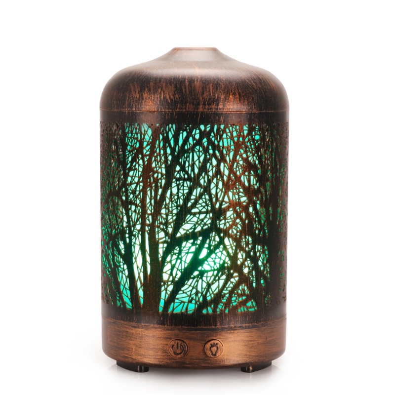 Máy Khuếch Tán Tinh Dầu 100ml 7 Màu Tùy Chọn Tiện Dụng