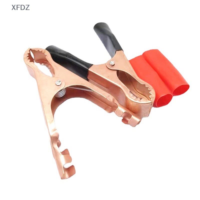 Bộ 2 Kẹp Cá Sấu Thử Điện 30A Màu Đỏ + Đen Chuyên Dụng Cho Xe Hơi