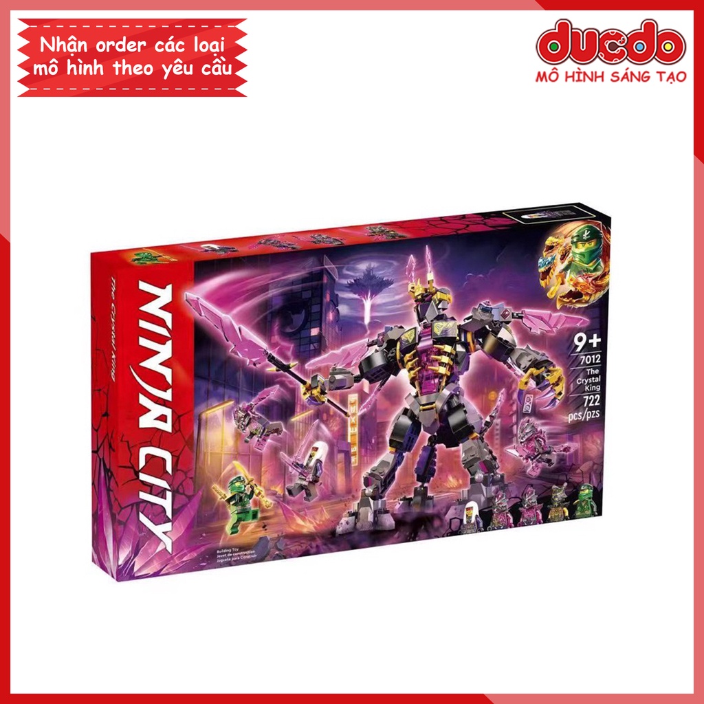7012 Lắp ghép Ninjago Vua pha lê - Crystal King - Đồ chơi Xếp hình Mô hình Ninja Minifigures 71772