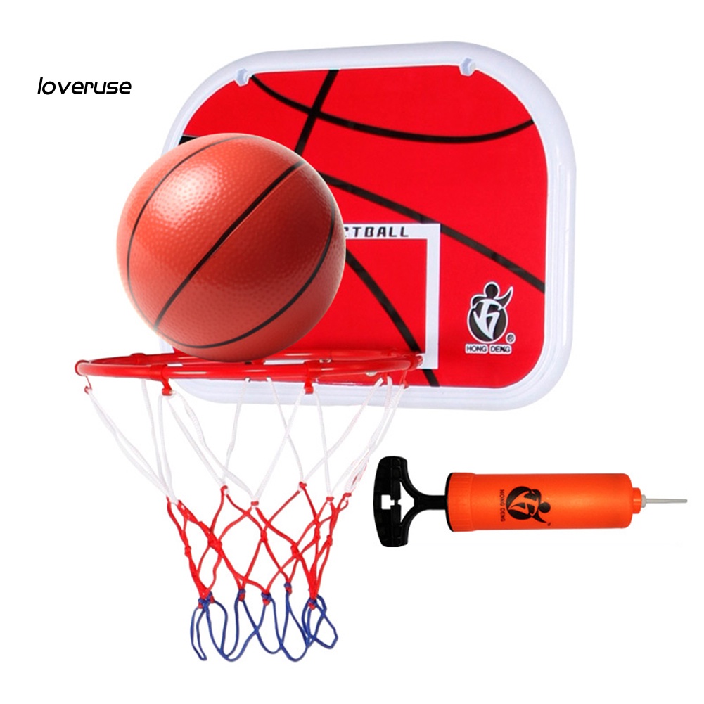 / Lo / Đồ Chơi Lưới Bơm Bóng Rổ Mini Gắn Tường Cho Trẻ Em