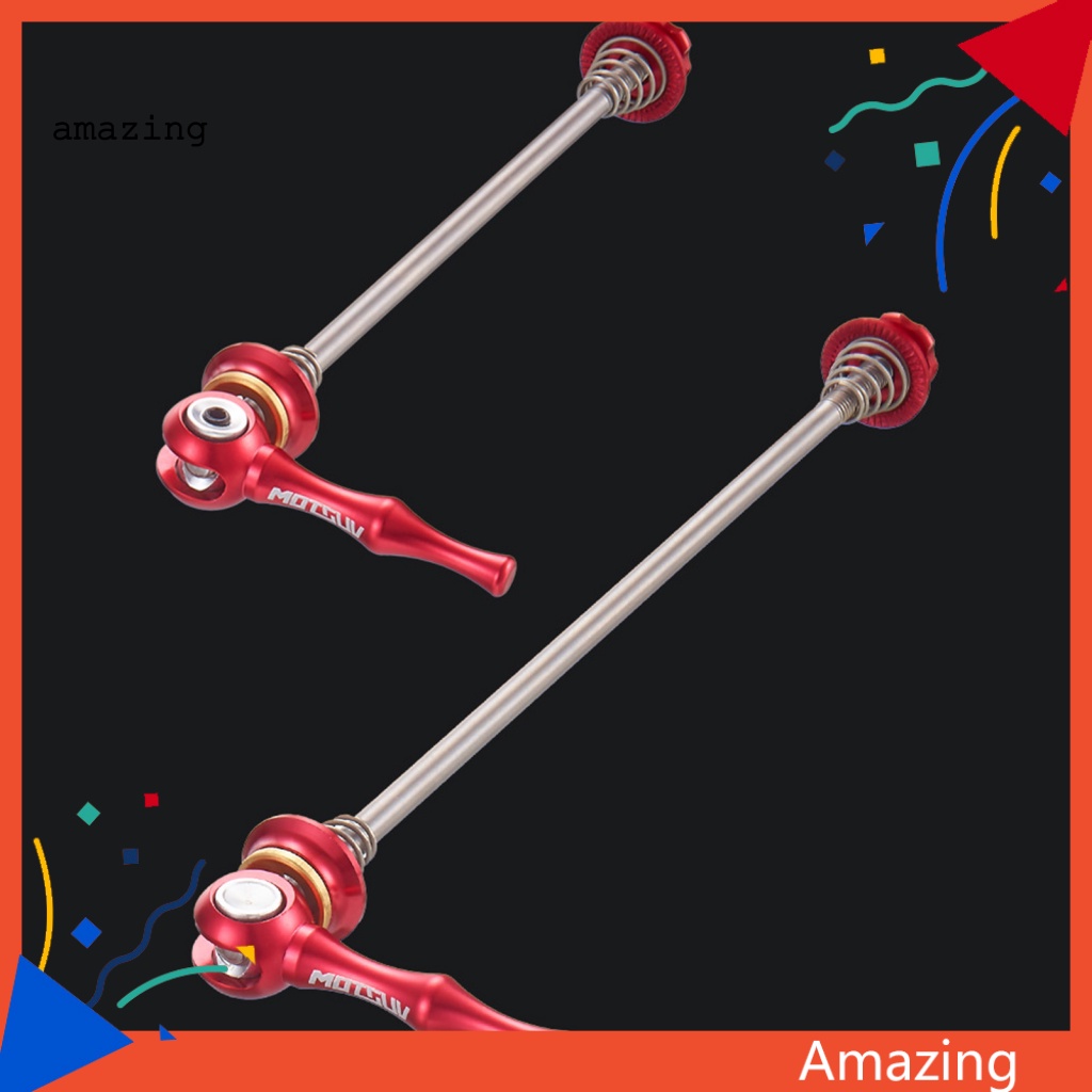 1 Cặp Xiên Bằng Titan Màu Đen / Đỏ Đa Năng Dành Cho Xe Đạp