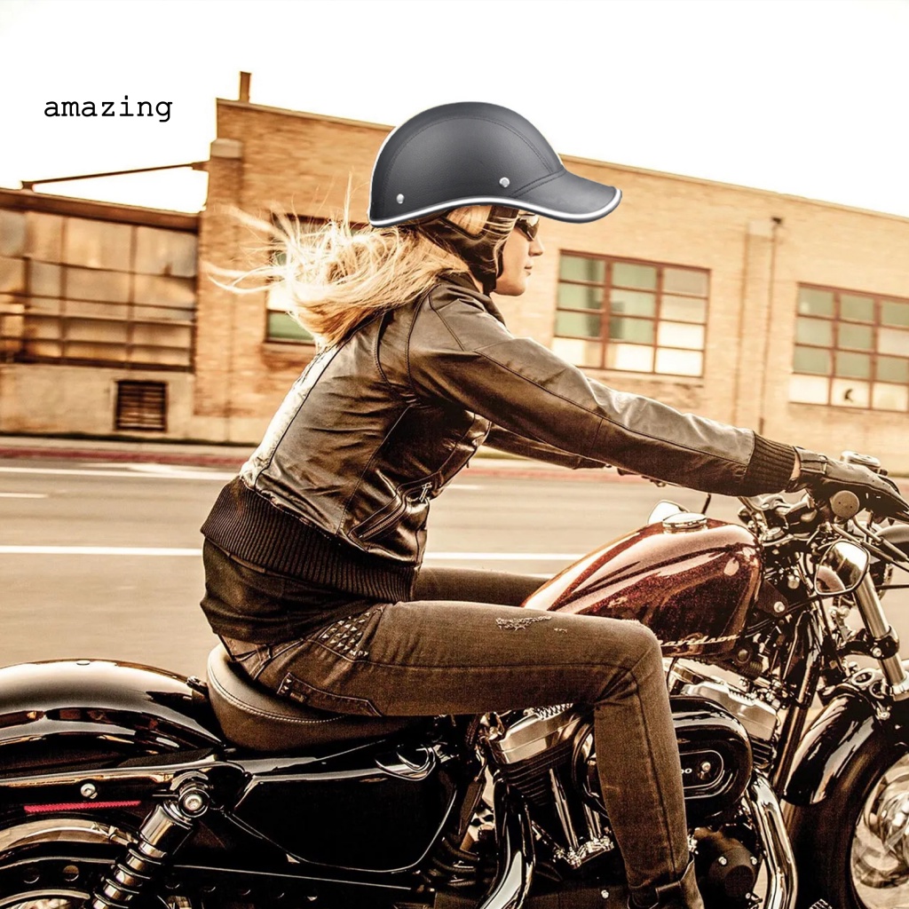 Mũ Bảo Hiểm Nửa Đầu Chống Sốc Trọng Lượng Nhẹ Cho Xe Máy