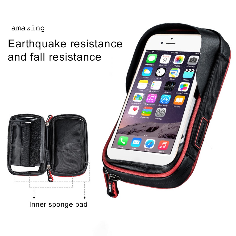 Túi Đựng Điện Thoại Chống Thấm Nước Có Thể Điều Chỉnh Màn Hình Cảm Ứng Dành Cho Xe Đạp