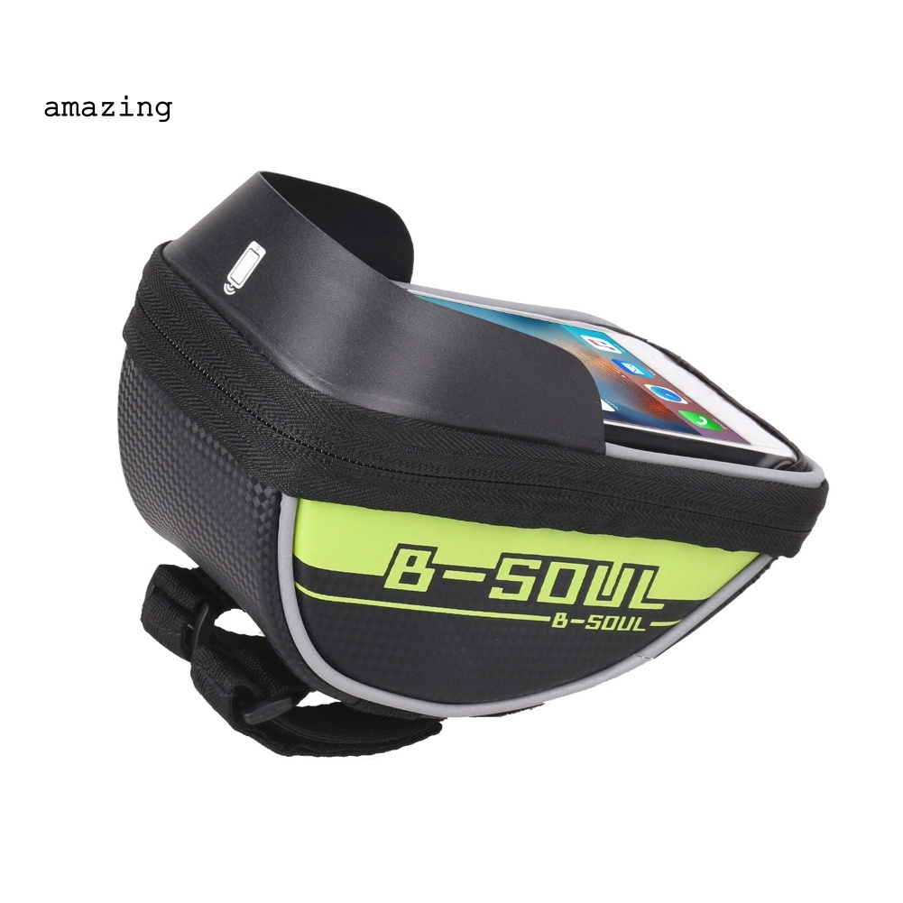 Túi Đựng Điện Thoại Màn Hình Cảm Ứng Phản Quang Chống Thấm Nước Gắn Khung Xe Đạp