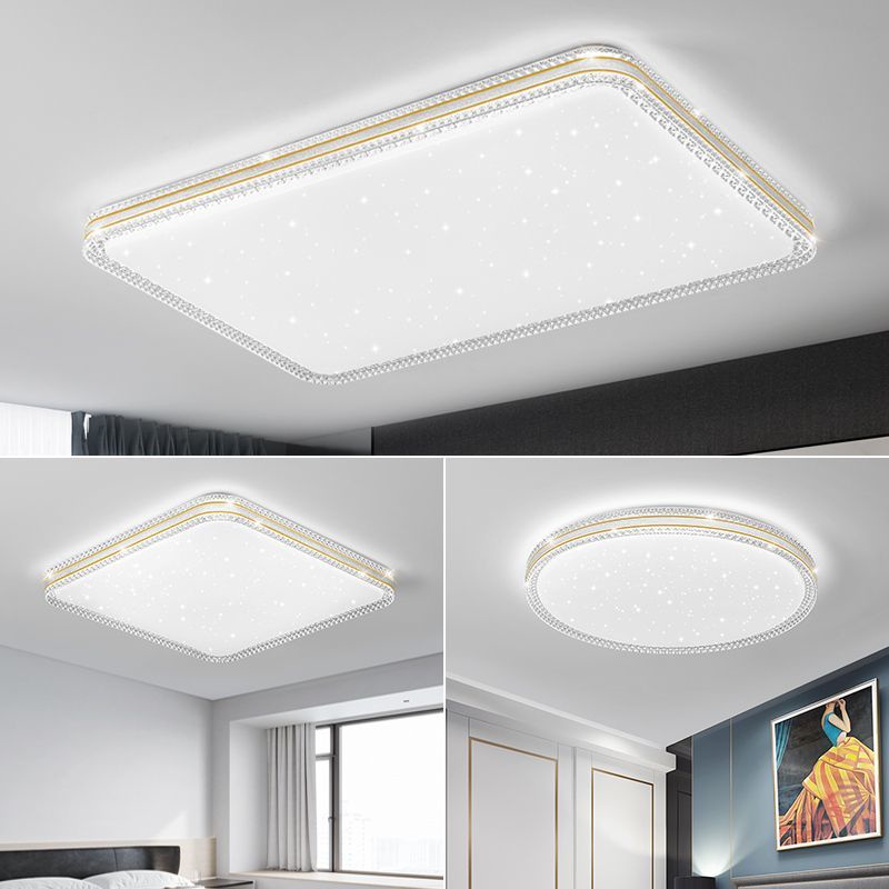 Ultra Đèn Trần led Siêu Mỏng Điều Khiển Bằng Giọng Nói Thông Minh Sáng Tạo