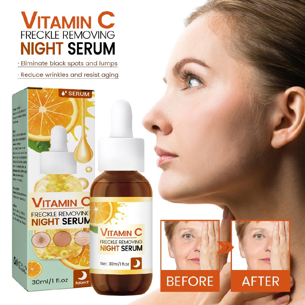 Vitamin C Freckle Removing Night Serum Whitening Brightening Dark Spot Remover