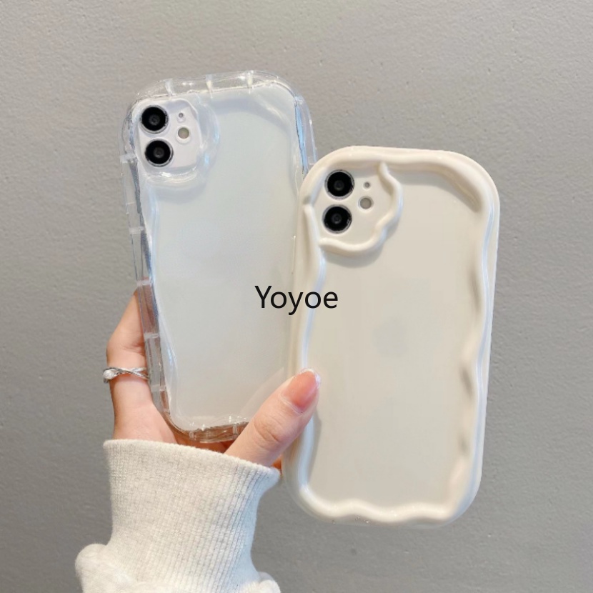 Ốp Điện Thoại Silicone Mềm Trong Suốt Chống Sốc Mẫu Mới 3D Cho iPhone 11 12 13 14 Pro Max X XS Max XR 8 7 Plus