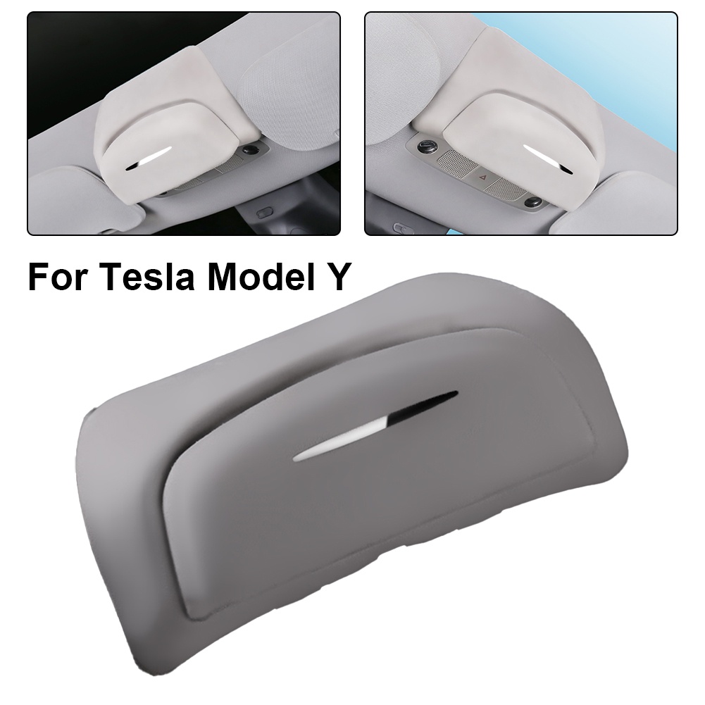 1 Ốp Lưng Kính Nhựa ABS Cho Tesla Model Y 2017-2023 Giá Đỡ