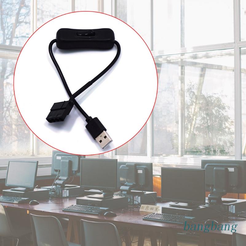 Cáp Kết Nối Quạt Chuyển Đổi USB Sang 3 Pin / 4 Pin 30cm Cho Vỏ Ngoài (USB-3Pin / 4Pin Ca