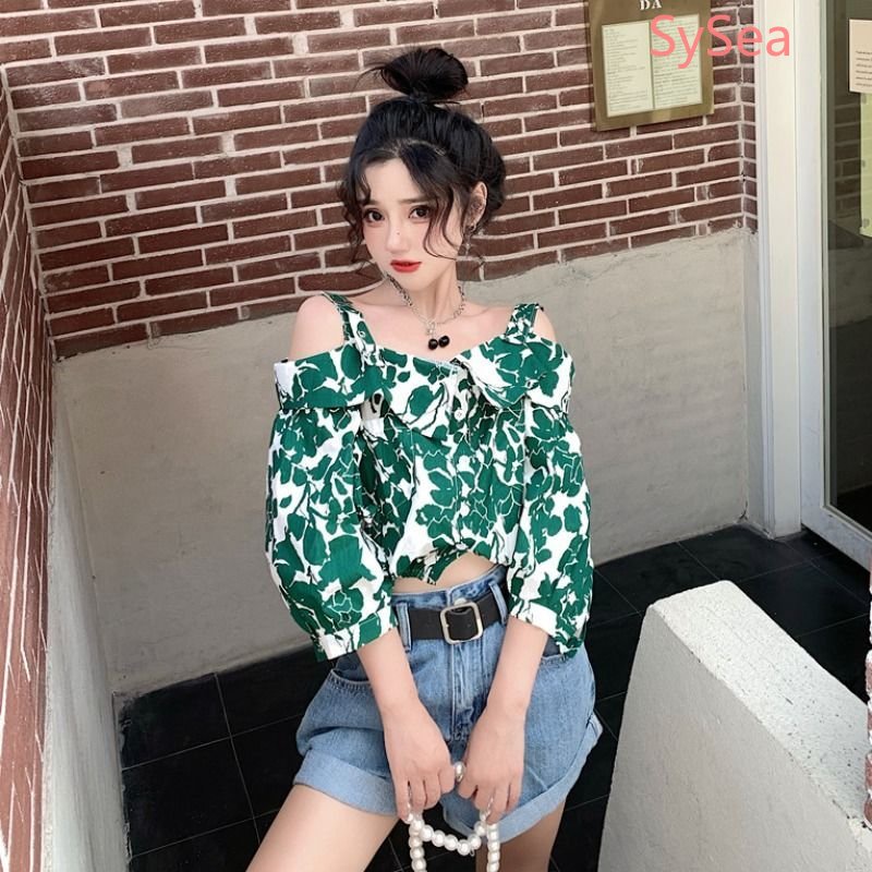 Áo Kiểu Hở Vai Thời Trang Hàn Quốc Plus Size Cho Nữ