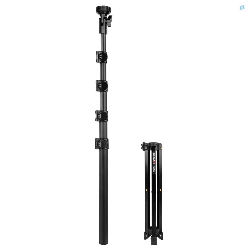 Giá Đỡ Đèn Chụp Ảnh Bằng Hợp Kim Nhôm Có Lỗ Vít 1 / 4 Inch Chịu Tải Nặng 5KG Đa Năng Cho smartwatchinone KINGJOY FL019S