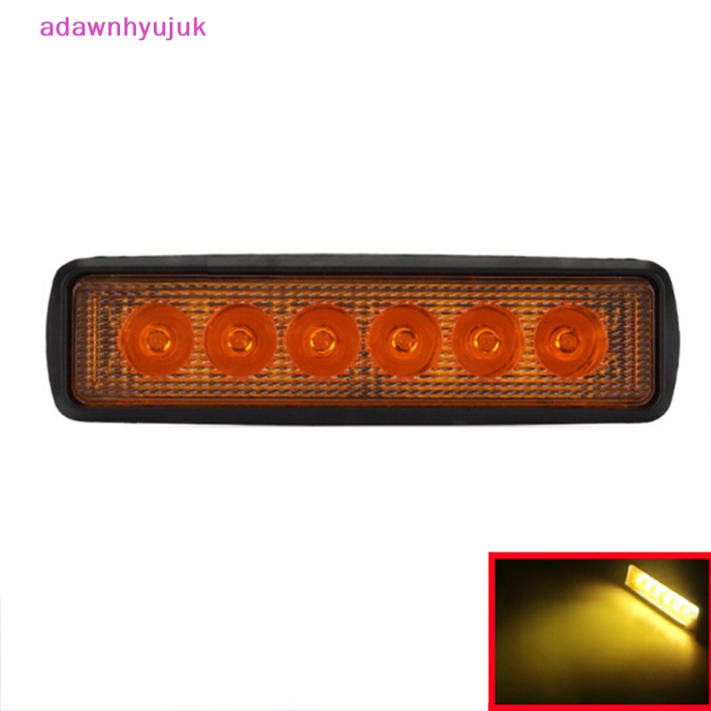 Đèn Sương Mù 6 Bóng Led 18W Ánh Sáng Vàng Cho Xe Hơi Xe Tải